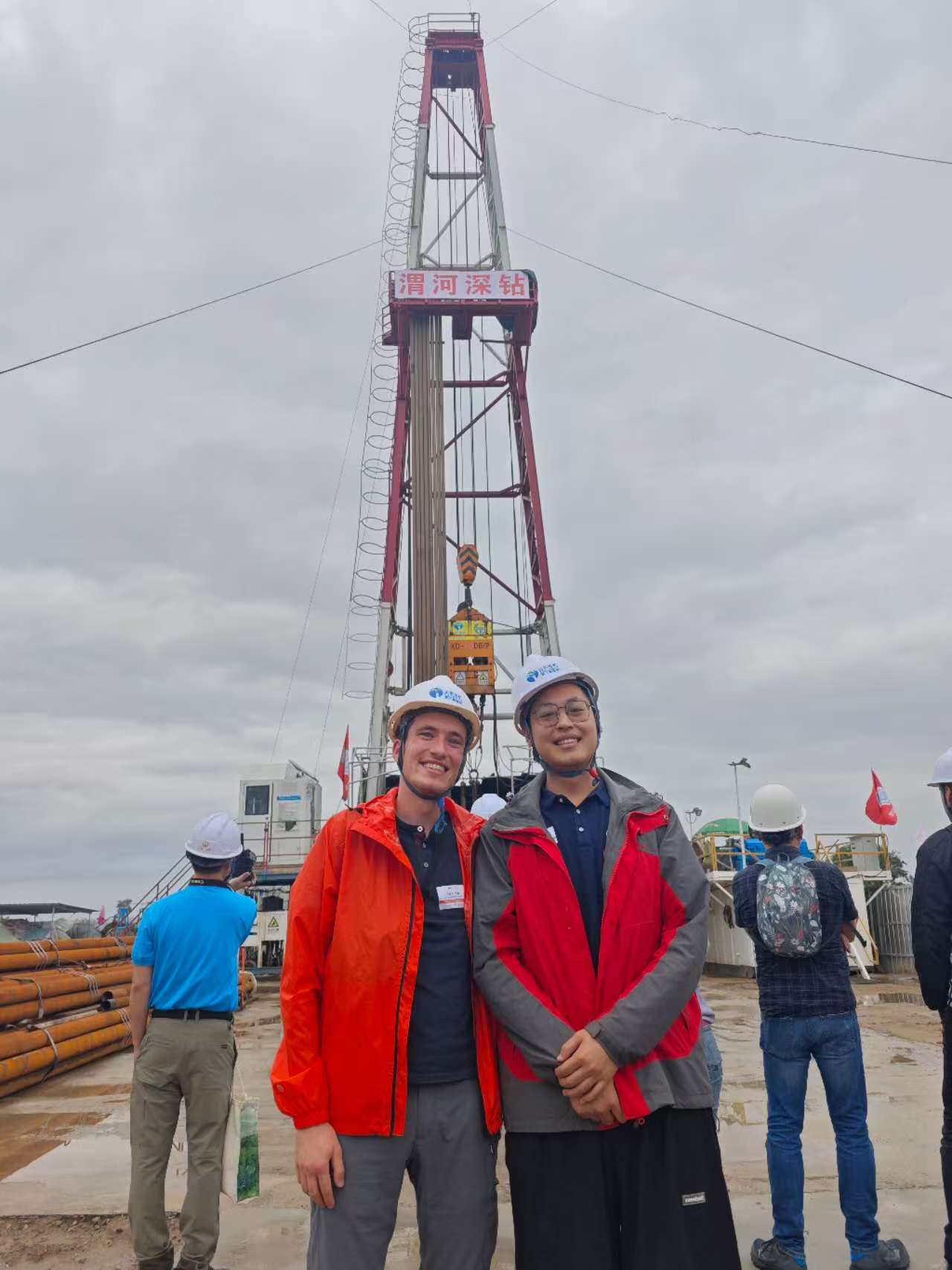 Kai Bröker and Haonan Wang at the ICDP training course